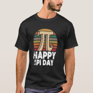 Camiseta Feliz Día de Pi 3.14 Símbolo de Pi Vintage Día de