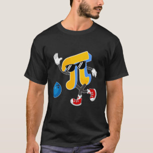 Camiseta Feliz Día de Pi Amantes de Bolos Símbolo de Pi Pro