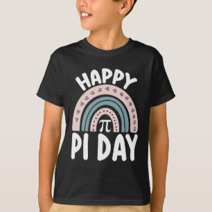 Camiseta Feliz Día de Pi Boho Arcoíris Matemáticas Matemáti