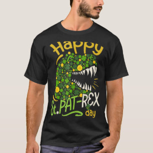 Camiseta Feliz Día de Rex St Pat Trex Dinosaur Shamrock Irl