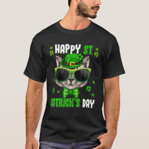 Camiseta Feliz Día de San Catrick Día Gracioso del Gato St