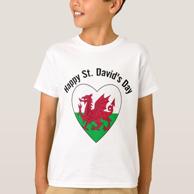 Camiseta Feliz Día de San David (Anverso)