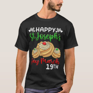 Camiseta Feliz Día de San José el 19 de marzo San José Zepp