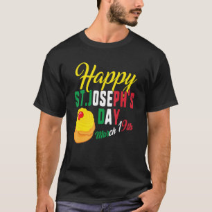 Camiseta Feliz día de San José Jesús Sfingi Zeppole 19 de m