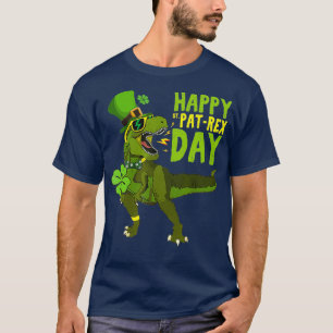 Camiseta Feliz Día de San Pat Re Día de Santo Patrones Dino