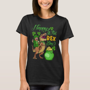 Camiseta Feliz Día de San Pat Rex San Patricio