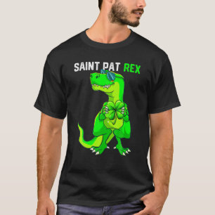 Camiseta Feliz Día de San Pat T Rex San Patricio Dinos dive