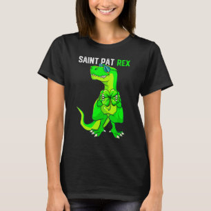 Camiseta Feliz Día de San Pat T Rex San Patricio Dinos dive