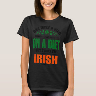 Camiseta Feliz Día de San Pat Trex Dinosaurio Niño Pequeño