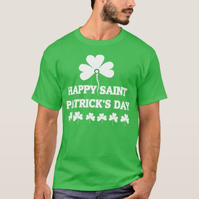 Camiseta 'Feliz Día de San Patricio' (Anverso)