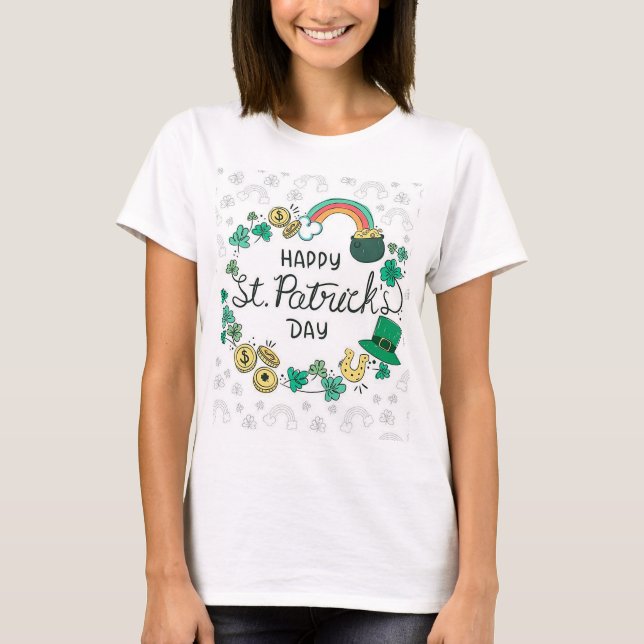 Camiseta Feliz Día de San Patricio (Anverso)
