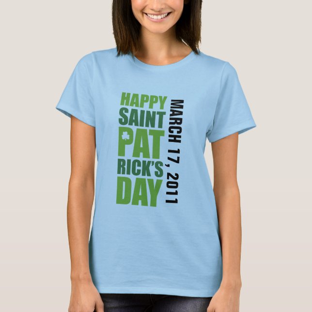 Camiseta Feliz Día de San Patricio (Anverso)
