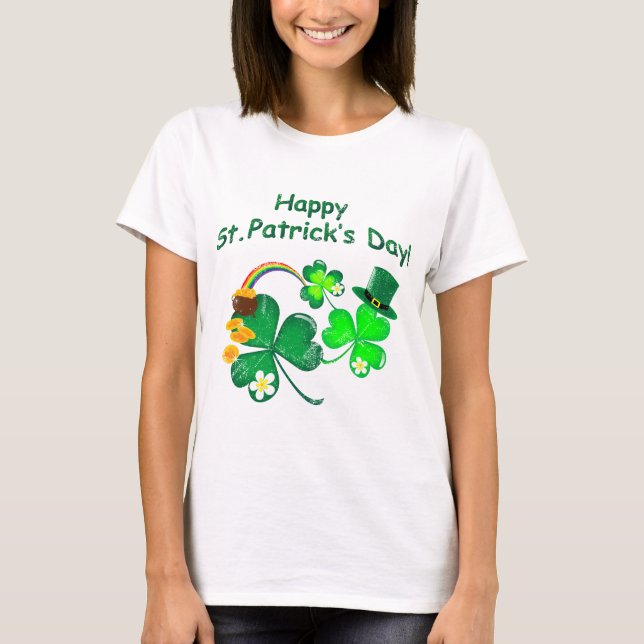 Camiseta Feliz Día de San Patricio (Anverso)