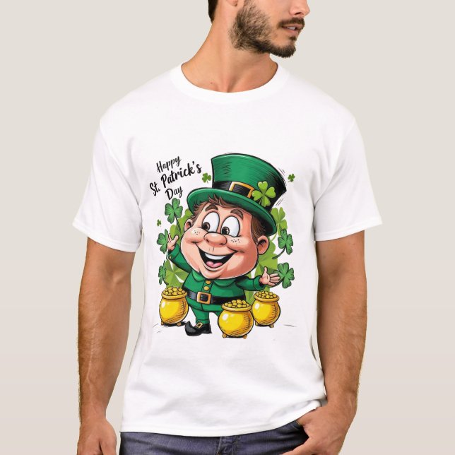 Camiseta ¡Feliz Día de San Patricio! (Anverso)