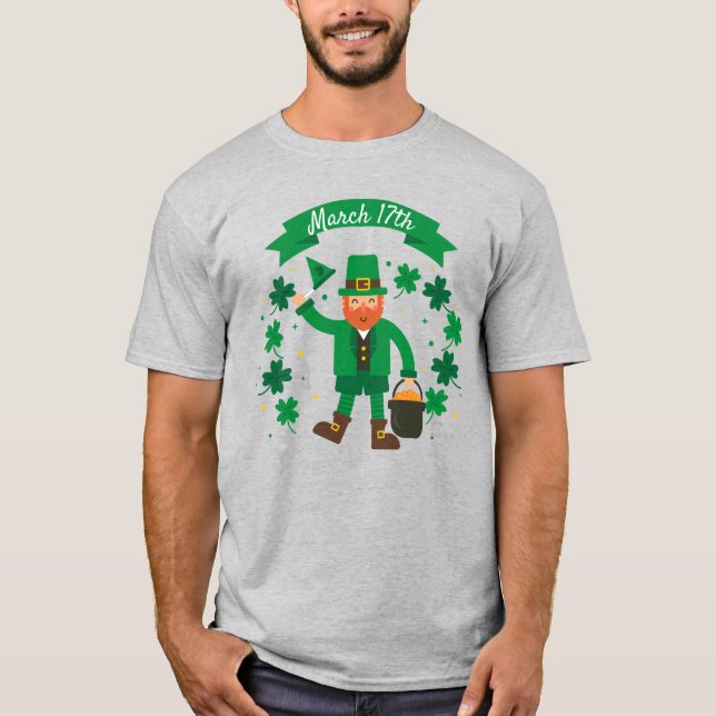 Camiseta Feliz Día de San Patricio | 17 de marzo (Anverso)