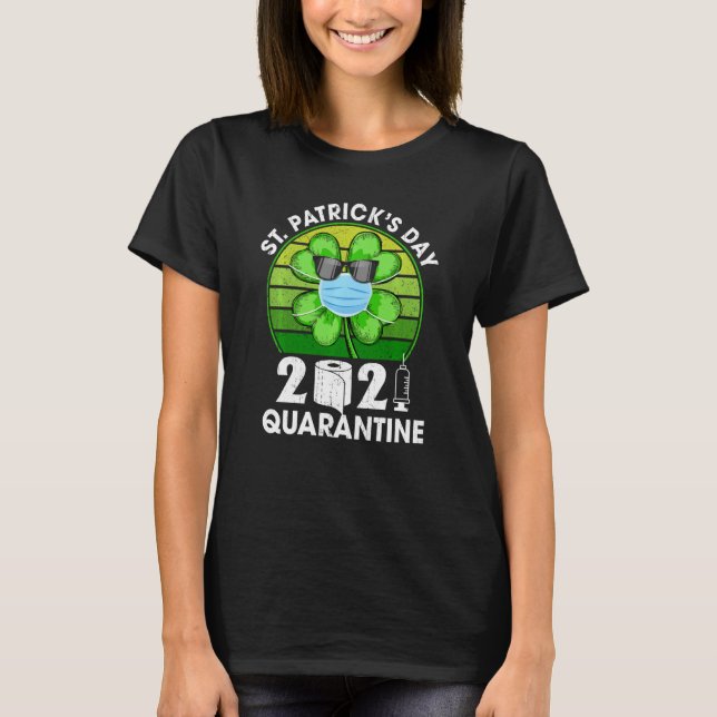 Camiseta Feliz Día de San Patricio 2021 Cara irlandesa de S (Anverso)