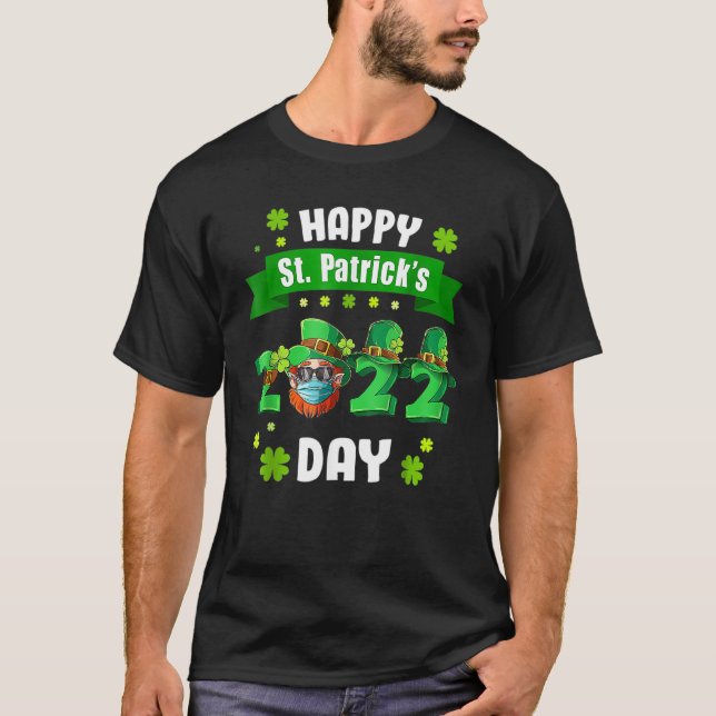 Camiseta Feliz Día de San Patricio 2022 Cara irlandesa de S (Anverso)