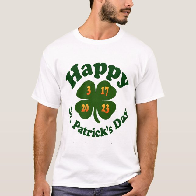 Camiseta Feliz Día de San Patricio 2023 (Anverso)