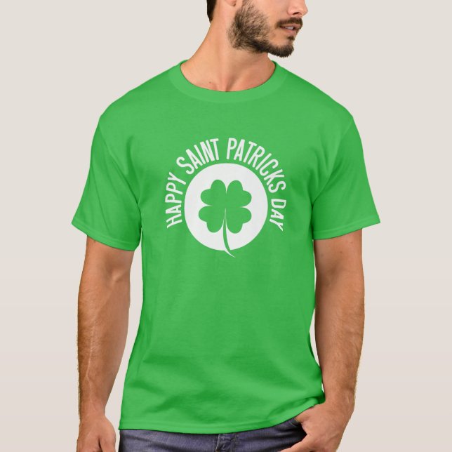 Camiseta Feliz Día de San Patricio a las mujeres (Anverso)