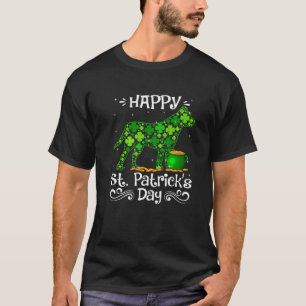 Camiseta Feliz Día de San Patricio a los perros Pitbull Sha