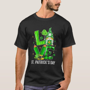 Camiseta Feliz Día de San Patricio, amor por el profesor, v