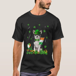 Camiseta Feliz Día de San Patricio Bandera de Perro Irlande