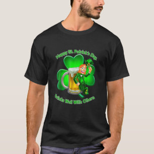Camiseta Feliz Día de San Patricio. Bebe bien con otros F