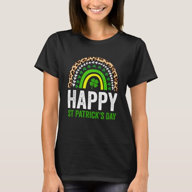 Camiseta Feliz Día de San Patricio, Chicas del arcoiris de  (Anverso)