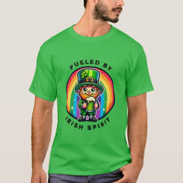 Camiseta Feliz Día de San Patricio con cerveza verde