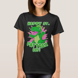Camiseta Feliz día de San Patricio día de San Patricio Dino