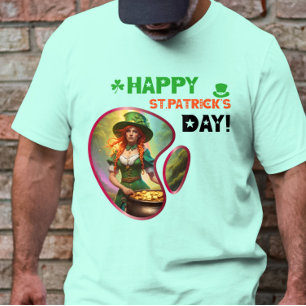 Camiseta ¡Feliz Día de San Patricio! - Fiesta de danza verd