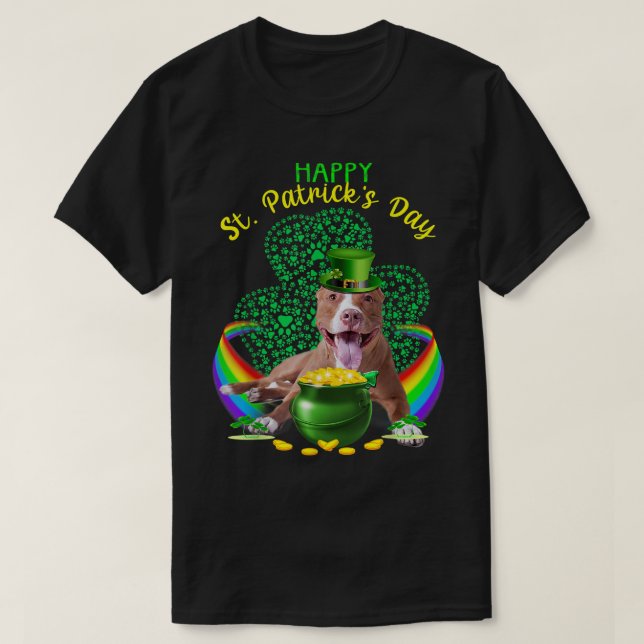 Camiseta Feliz día de San Patricio Gorra de duende de Pit B (Diseño del anverso)