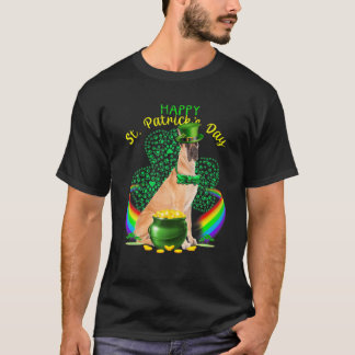 Camiseta Feliz Día de San Patricio Gran Dane Leprechaun Gor