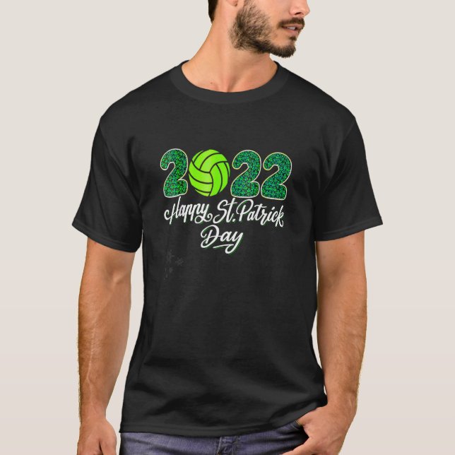 Camiseta Feliz Día de San Patricio, Guay Voleibol Saint Pat (Anverso)
