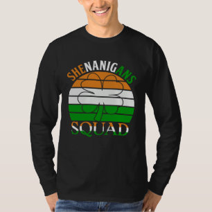 Camiseta Feliz día de San Patricio Irish Shenanigans Squad
