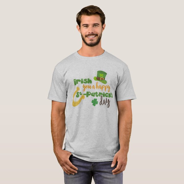 Camiseta Feliz Día de San Patricio Irlandés (Anverso completo)