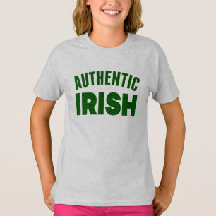 Camiseta Feliz Día de San Patricio   Irlandés auténtico