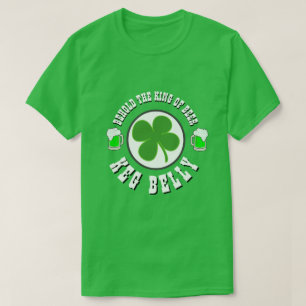 Camiseta Feliz Día de San Patricio KEG BELLY KING OF BEER T