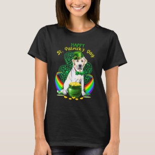 Camiseta Feliz Día de San Patricio Labrador Leprechaun Gorr