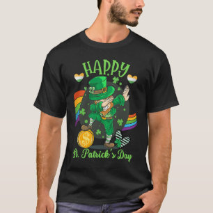 Camiseta Feliz Día de San Patricio, Leprechaun Dap irlandés