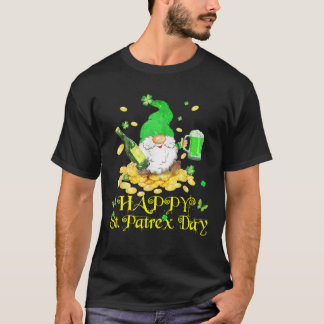 Camiseta Feliz Día de San Patricio, los nómadas comen bebid