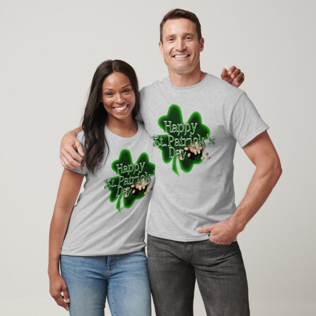 Camiseta Feliz Día de San Patricio - Oro (Unisexo)