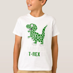 Camiseta Feliz día de San Patricio Patrex T-rex Dinosaurio
