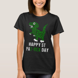 Camiseta Feliz día de San Patricio Patrex T-rex Dinosaurio 