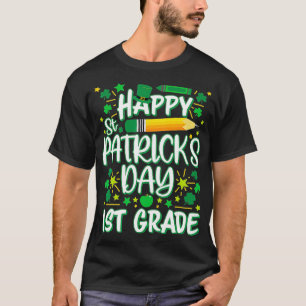 Camiseta Feliz Día de San Patricio, primer grado de profeso