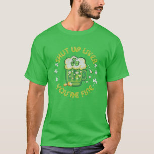 Camiseta Feliz Día de San Patricio, quieto callado