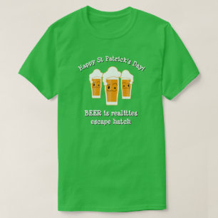 Camiseta Feliz Día de San Patricio REALIDADES DE CERVEZAS E