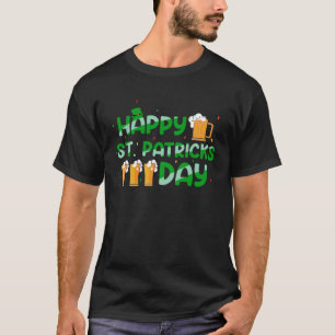 Camiseta Feliz Día de San Patricio Saint Pat Hombres de Cer