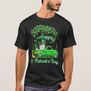 Camiseta Feliz Día De San Patricio Shih Tzu Green Truck Sha