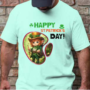 Camiseta ¡Feliz Día de San Patricio! - Shimmering Shamrock 